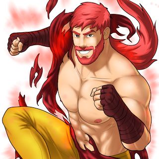 [CG/Art] Gay Harem – Rudý bojovník